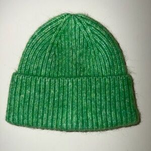 & Other Stories Green Wool Beanie